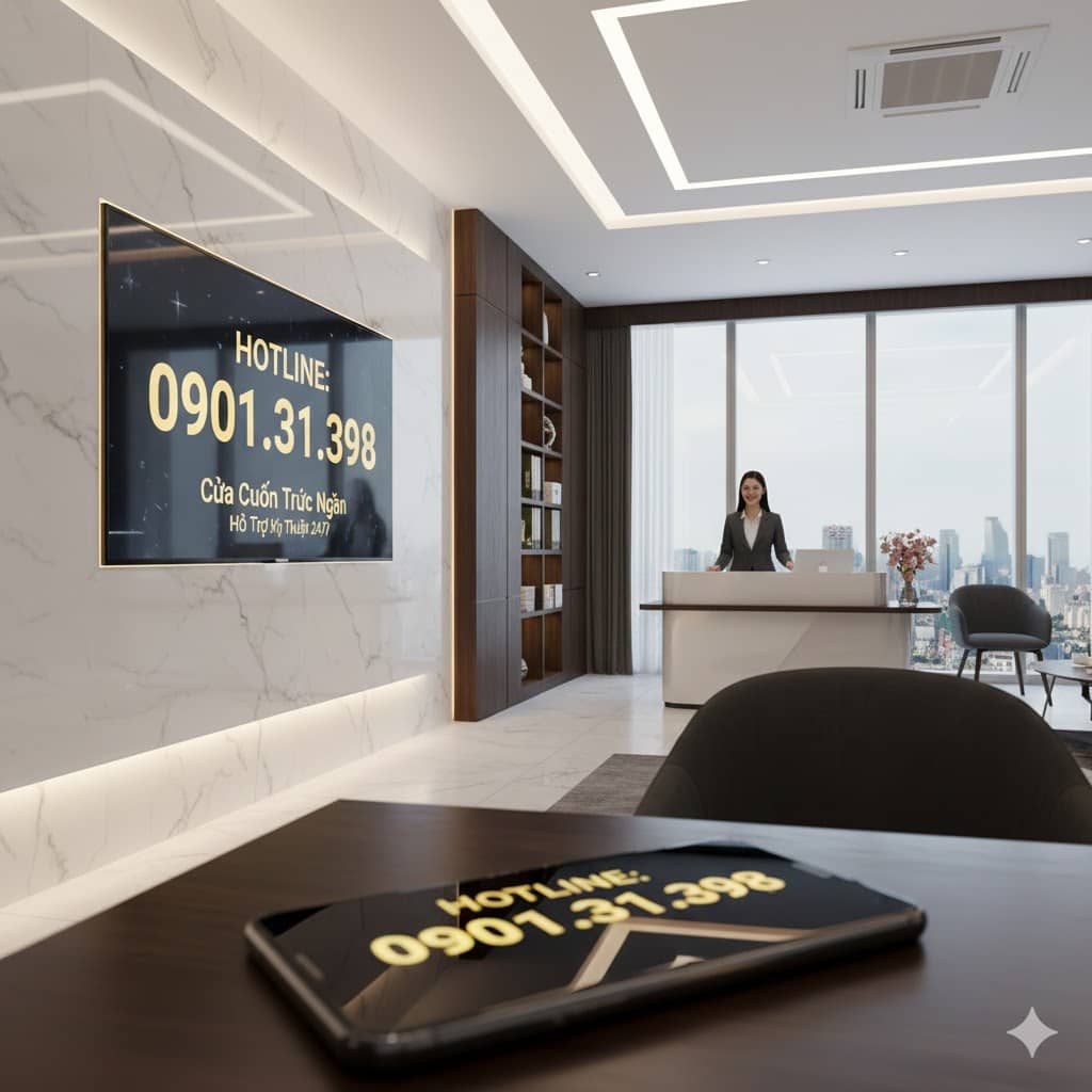 Liên hệ cửa cuốn Trúc Ngân Hotline: 0901321398