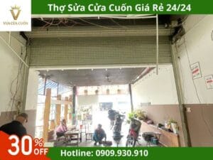 Sửa cửa cuốn giá rẻ phục vụ 24/24 gọi ngay Vua Cửa Cuốn