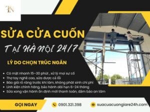 Sửa Cửa Cuốn Hà Nội 24/24 Uy Tín – Có Mặt Nhanh, Bảo Hành Dài